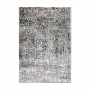 Tapete Blurred Stoned<BR>- Off White & Cinza<BR>- 200x150cm<BR>- Niazitex