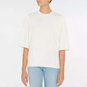 Camiseta Lisa<BR>- Off White