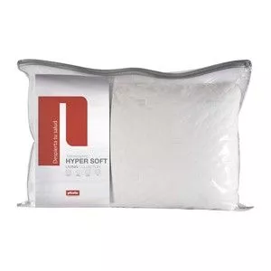 Travesseiro Hyper Soft<BR>- Branco<BR>- 18x60x40cm