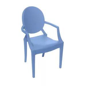 Cadeira Invisible Kids<BR>- Azul Claro<BR>- 63x34,5x33cm<BR>- Or Design