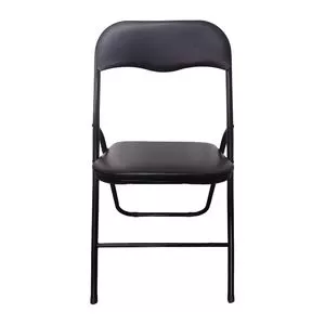 Cadeira Lena<BR>- Preta<BR>- 43,5x37x39cm<BR>- Or Design