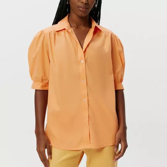 Camisa Lisa- Laranja