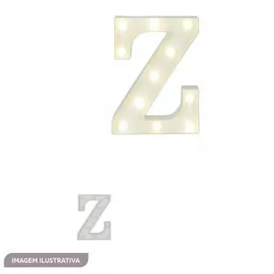 Placa Decorativa Luminosa<BR>- Branca<BR>- 22x19cm