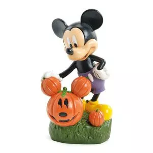 Mickey® Decorativo Dia Das Bruxas<BR>- Preta & Laranja<BR>- Cromus