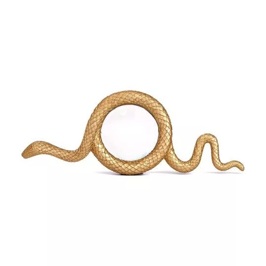 Lupa Cobra- Dourada- 8,5x25,5x2,5cm- Mart