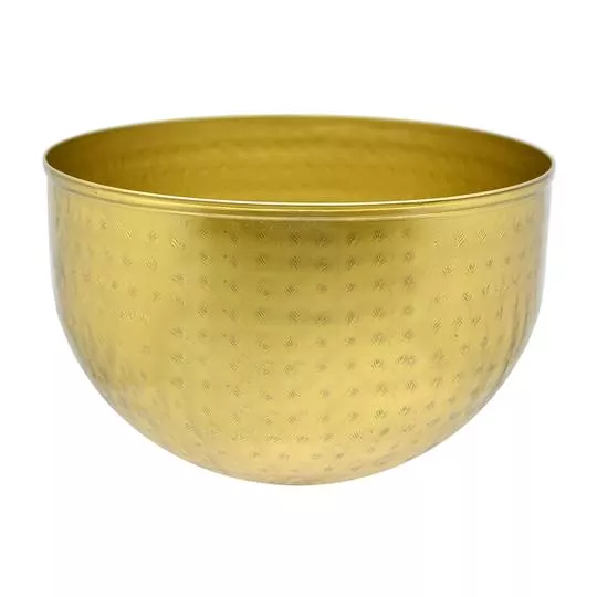 Cachepot Lily- Dourado- 12xØ19cm- Br Continental