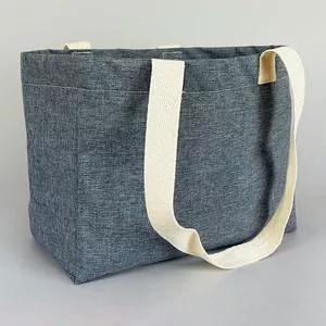 Bolsa Multiuso<BR>- Cinza<BR>- 23x32x14cm