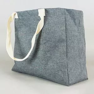 Bolsa Multiuso Dupla Face<BR>- Cinza<BR>- 35x42x19cm