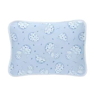 Fronha Tekinha Baby Dino<BR>- Azul Claro<BR>- 40x29cm