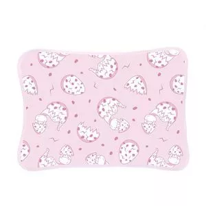 Fronha Tekinha Baby Dino<BR>- Rosa Claro<BR>- 40x29cm