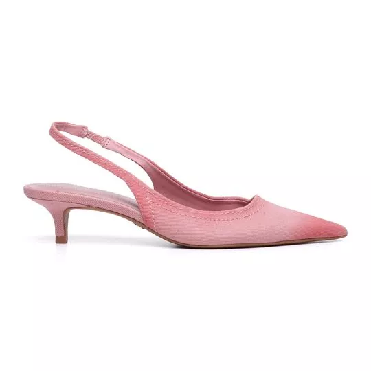 Slingback Degradê- Rosa