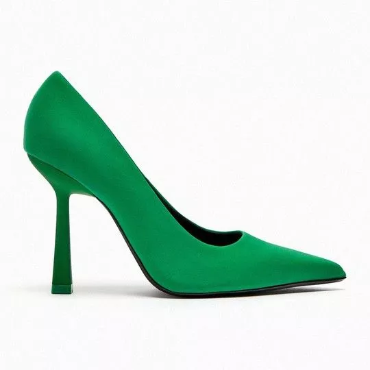 Scarpin Liso- Verde