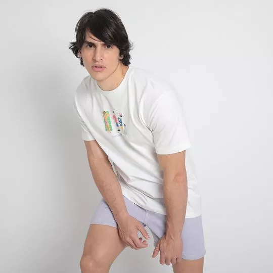 Camiseta Homens- Branca