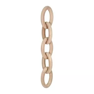 Corrente Decorativa<BR>- Bege<BR>- 55x10x1,5cm<BR>- Grillo