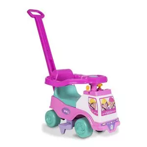 Veículo Para Bebê Totoka Plus<BR>- Rosa & Roxo<BR>- 39,5x31x52cm<BR>- Brinquedos Cardoso