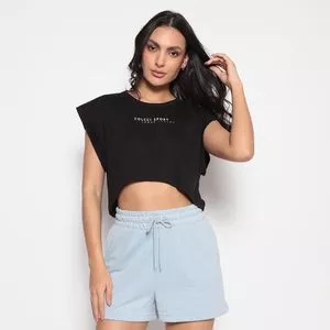 Cropped Colcci Sport®<BR>- Preto