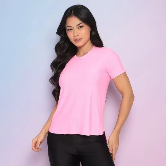 Blusa Lisa- Rosa Claro- Patra