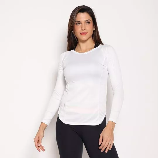 Blusa Lisa- Branca- Physical Fitness