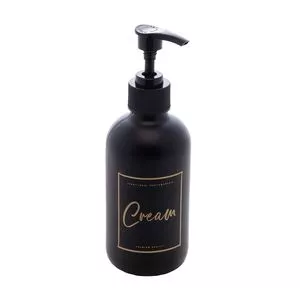 Porta-Creme<BR>- Preto & Dourado<BR>- 250ml<BR>- Lyor