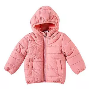 Jaqueta Puffer<BR>- Rosa