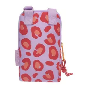 Bolsa Arpoador Onça Cool<BR>Laranja & Coral<BR>18x10x1cm<BR>- Farm