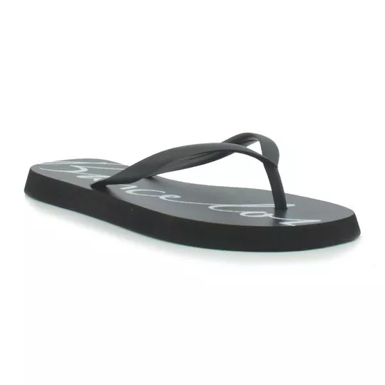 Chinelo Estampa LB- Preto