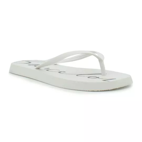 Chinelo Estampa LB- Off White