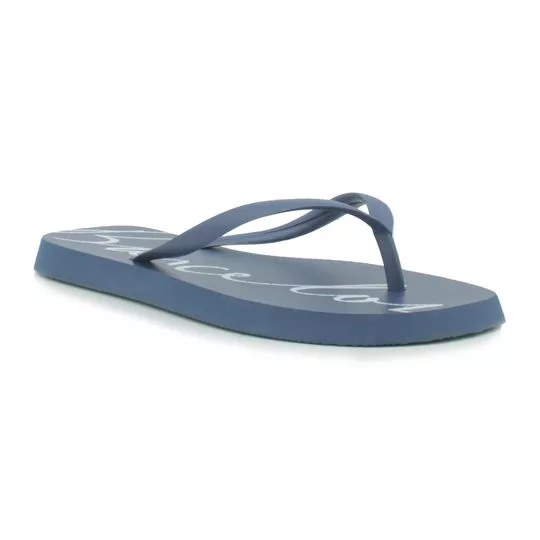 Chinelo Estampa LB- Azul Marinho