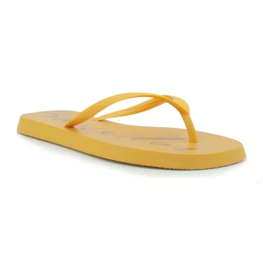 Chinelo Estampa LB- Amarelo