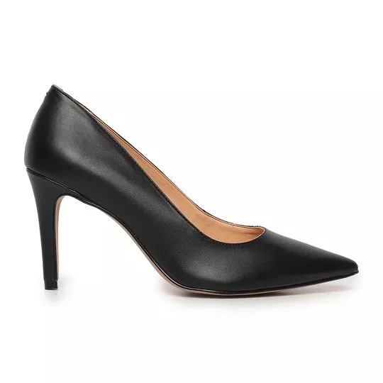 Scarpin Liso- Preto