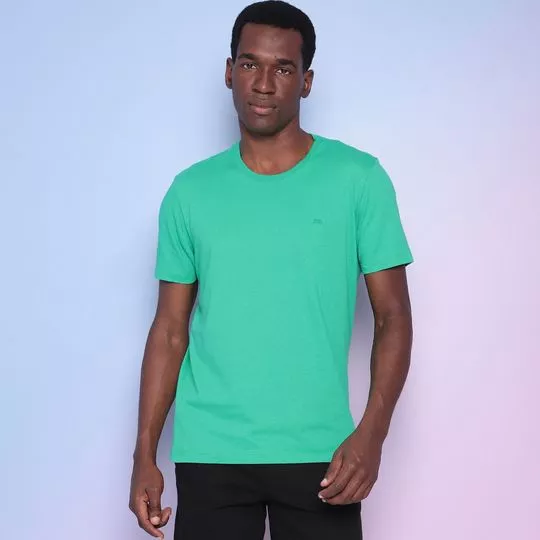 Camiseta Básica- Verde Água