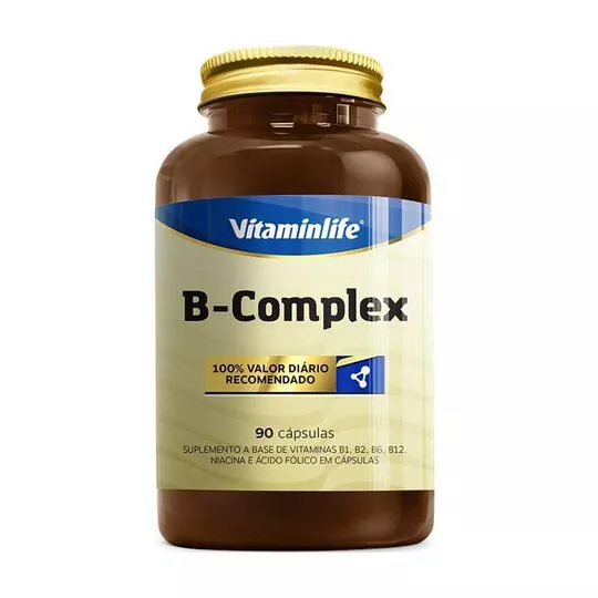 B-Complex- 90 Cápsulas- Vitaminlife