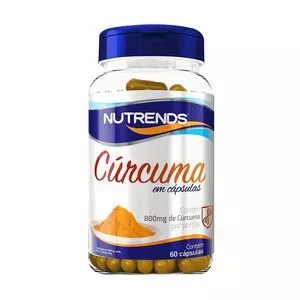 Cúrcuma Em Cápsulas 800mg<BR>- 60 Cápsulas<BR>- Nutrends