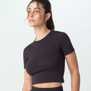 Cropped Básico<BR>- Preto