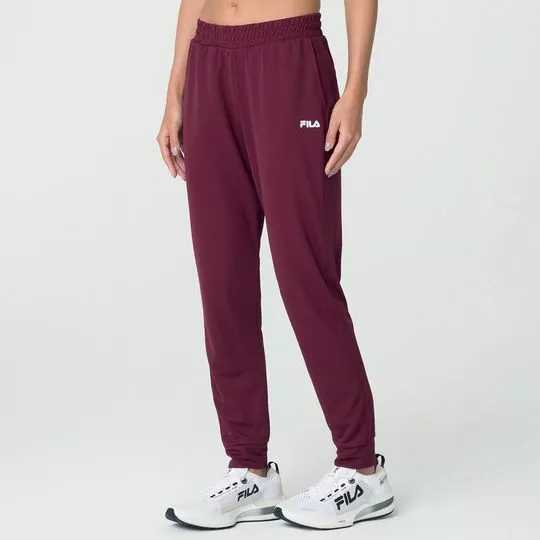 Calça Jogger Flow Essential- Vinho