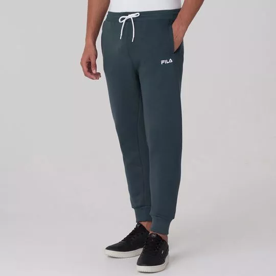 Calça Jogger Fila®- Verde Escuro