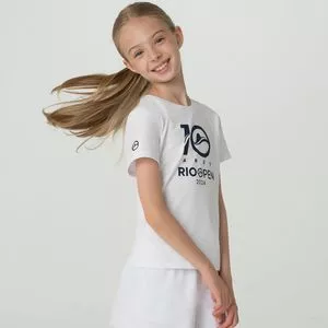 Camiseta Com Inscrições<BR>- Branca & Preta