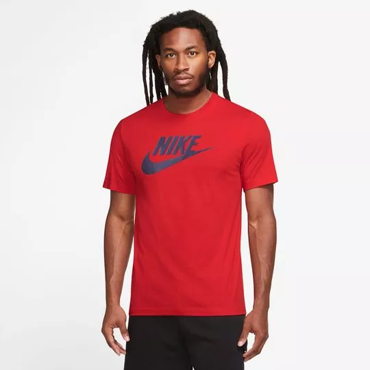 Camiseta Nike- Vermelho Escuro