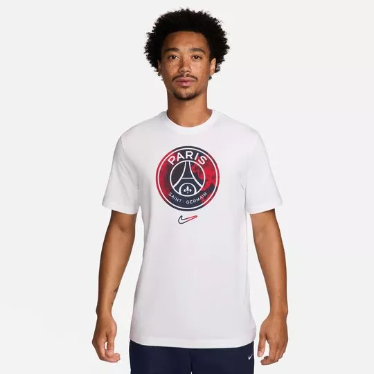 Camiseta Paris Saint-Germain®- Branca