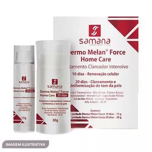 Tratamento Clareador Dermo Melan Force Total 30 dias<BR>- 45g<BR>- Samana