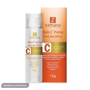 Sérum Para Área Dos Olhos Com Vitamina C Skin C Prime<BR>- 15g<BR>- Samana