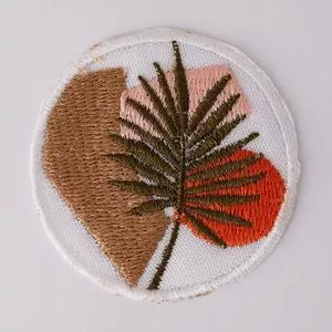 Patch Com Bordado<BR>- Branco & Verde Militar<BR>- Amaro