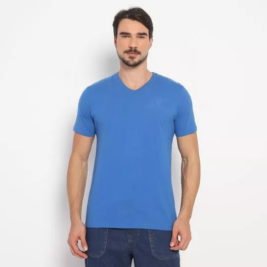 Camiseta Lisa- Azul Royal- Malwee