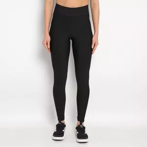 Legging Com Recortes<BR>- Preta<BR>- Enfim