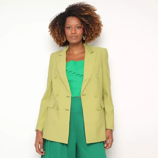 Blazer Liso- Verde Claro