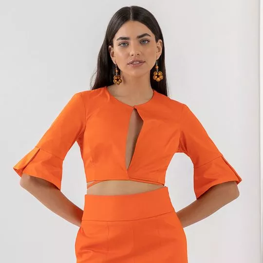 Blusa Lisa- Laranja