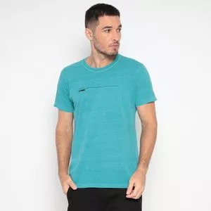 Camiseta AD<BR>- Azul Turquesa