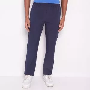 Calça Reta Lisa<BR>- Azul Marinho<BR>- AD Fashion