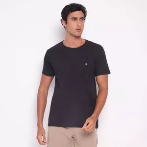 Camiseta Básica<BR>- Preta