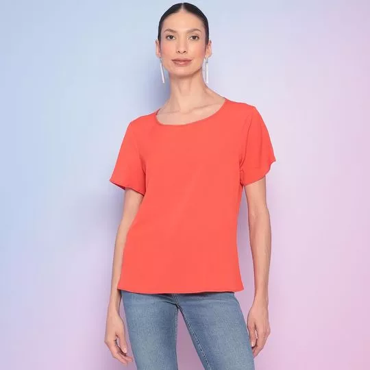 Blusa Básica- Laranja